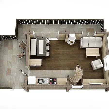 شقة Mosetertoppen Panorama, Anneks 2b - *